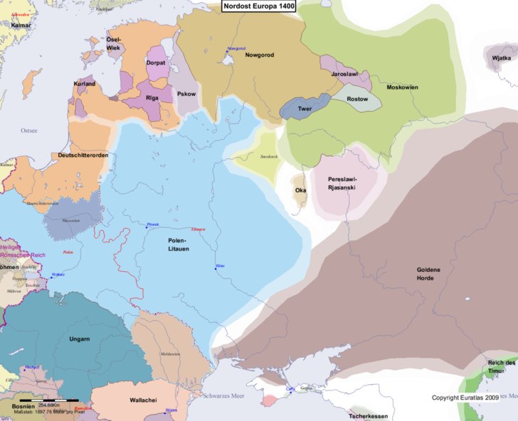 Europa nordstlicher Teil 1400